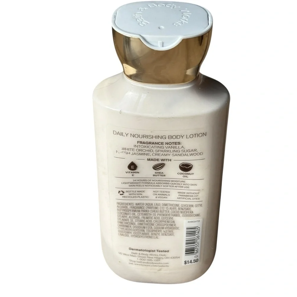 Bath & Body Works Warm Vanilla Sugar Body Lotion 8 oz